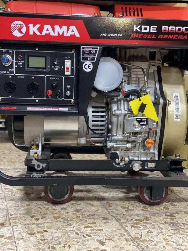 موتور برق دیزلی 7 کیلو وات کاما مدل KDE8800E - تصویر 2