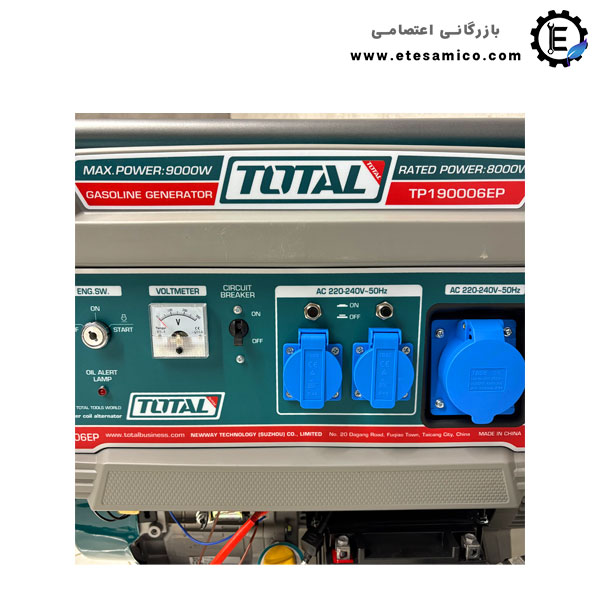 موتور برق توتال 9 كيلووات مدل TOTALTP190006EP فول آپشن استارتی - تصویر 9
