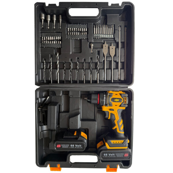 دریل شارژی 68 ولت سه نظام فلزی اینتیمکس مدل 0927 - تصویر 4