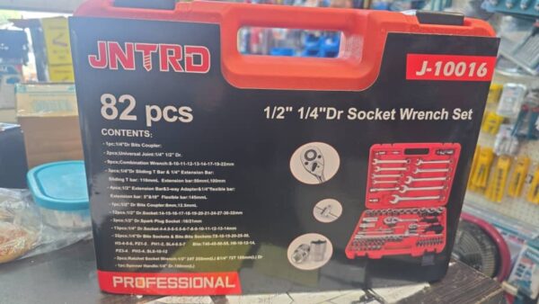 آچار بکس صنعتی جی ان ترد مدل J-10016 مجموعه 82 عددی - تصویر 7