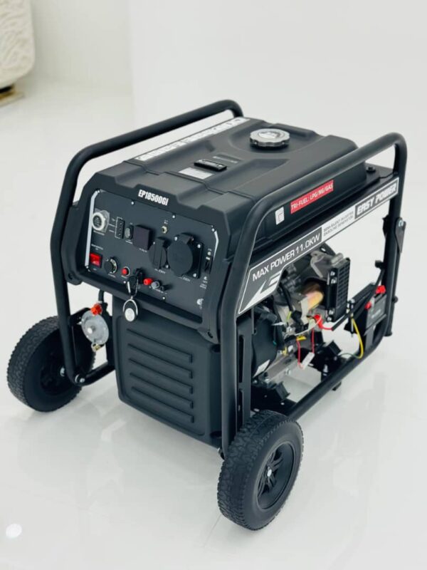 ژنراتور برق  EASY POWER EP18500GI سه‌گانه‌سوز 10 کیلووات با اینورتر برای مصارف صنعتی و خانگی