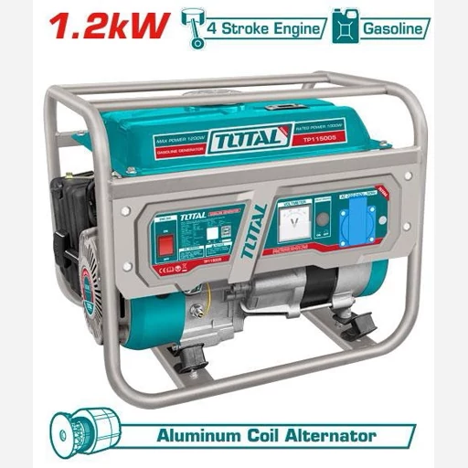 موتوربرق بنزینی 1.2 کیلوواتی TotalTP115005
