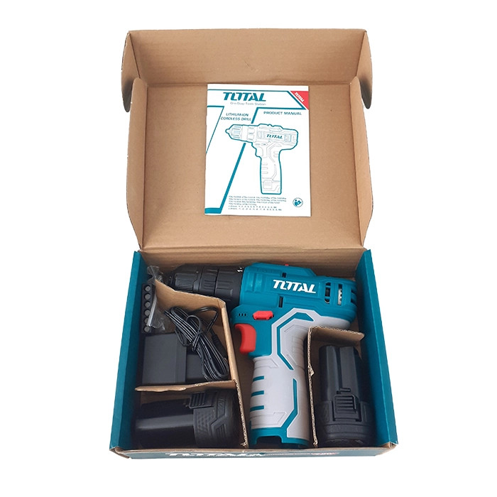 دریل شارژی توتال مدل TDLI12322 با دو باتری ۱۲ ولت - تصویر 3