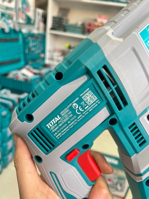 هلتی تخریب شارژی براشلس 3 کاره توتال 20 ولت مدل TRHLI20208 - تصویر 3