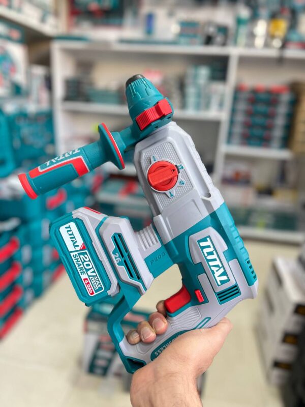 هلتی تخریب شارژی براشلس 3 کاره توتال 20 ولت مدل TRHLI20208 - تصویر 8