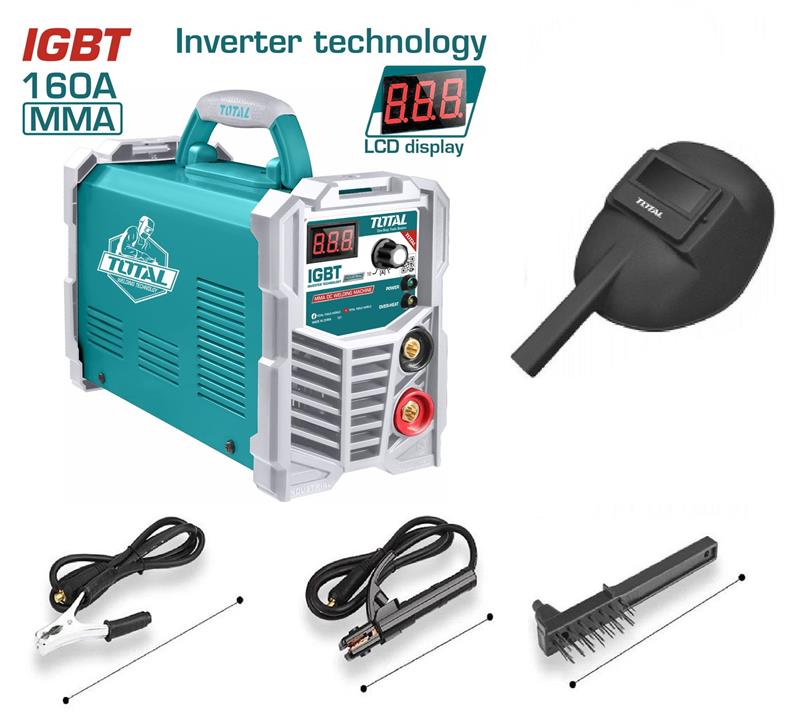 اینورتر IGBT جوشکاری 160 آمپر توتال TW216069، - تصویر 3