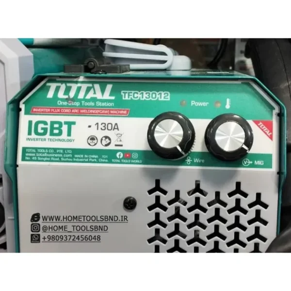 دستگاه جوش CO2 و دوکاره توتال بدون نیاز به کپسول 130 آمپر - تصویر 3