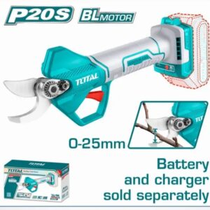 قیچی باغبانی شارژی توتال TSSLI20258 براشلس 20 ولت