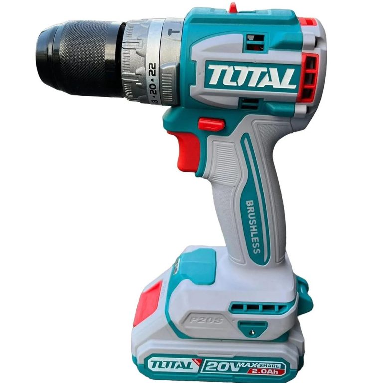 دریل پیچ گوشتی شارژی براشلس 20 ولت توتال مدل TDLI20668 نیوتن66 - تصویر 2