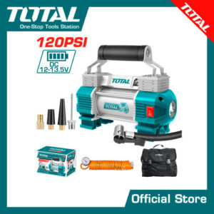 کمپرسور باد فندکی توتال مدل TTAC2506 دو سیلندر ۱۲ ولت