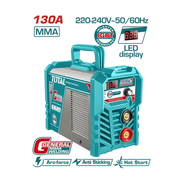 دستگاه جوشکاری توتال مدل TW213028 ظرفیت ۱۳۰ آمپر IGBT