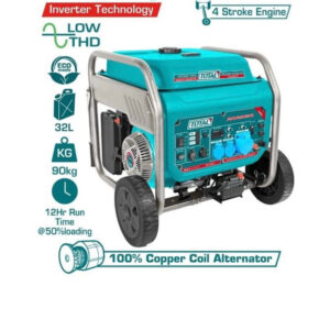 موتور برق بنزینی توتال مدل TP3120001CEP ظرفیت ۱۲ کیلو وات ریموت استارت